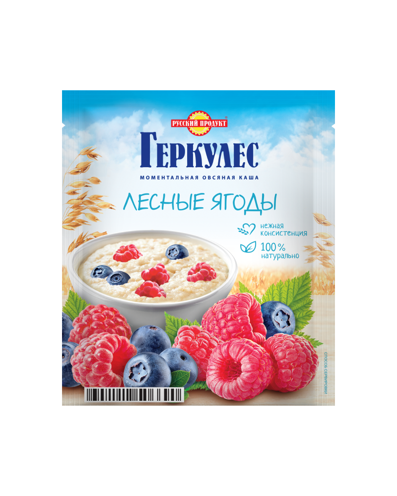 HERCULES Instant Oatmeal with Wild Berries