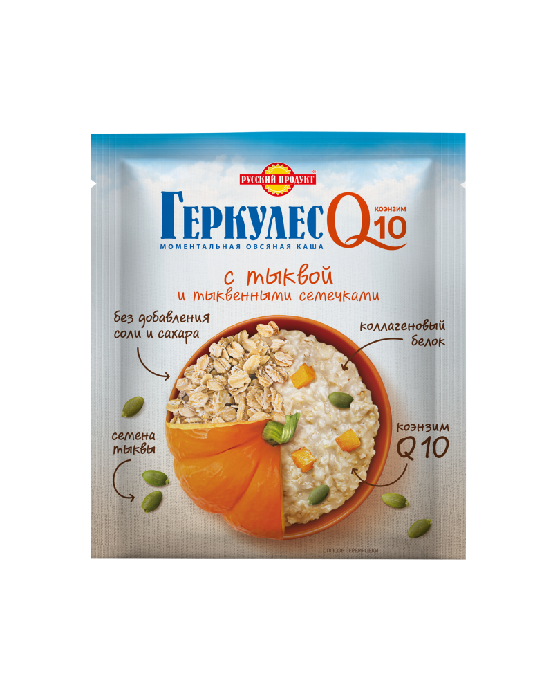 HERCULES Q10 Instant Oatmeal with Pumpkin and Pumpkin Seeds